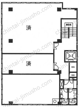 第1東ビルの間取図