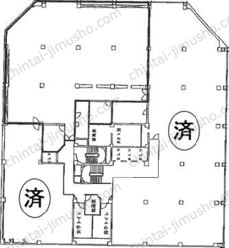 朝日ビルヂングの間取図
