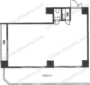 桔梗ライオンズマンション平河町の間取図