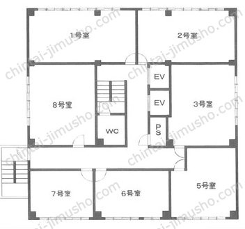 15山京ビルの間取図