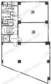 アーバンスクエア神田ビルの間取図