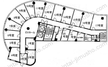 初台センタービル／BLOCKS MUTE HATSUDAIの間取図