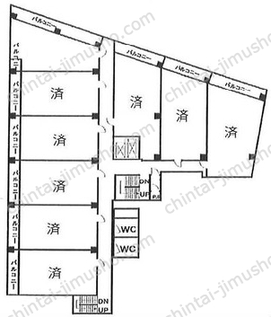 新陽ビルの間取図