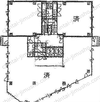 銀座8丁目10番ビルの間取図
