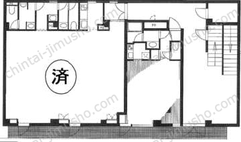 FRESCA神宮前1階の間取図