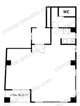 日本屋ビル4Fの間取図
