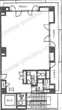 秋芳ビルの間取図