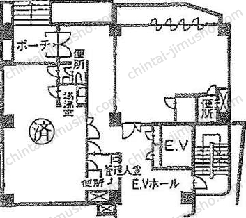 明芳ビルの間取図