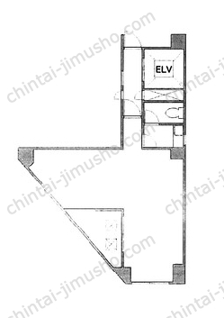 下総屋ビル3階の間取図