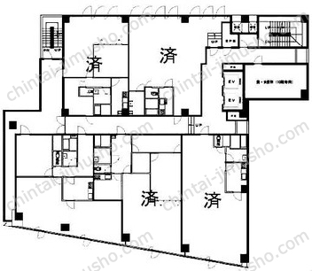 メトロシティ築地新富町10階の間取図