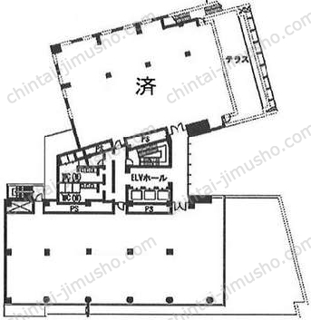 ステップ六本木の間取図