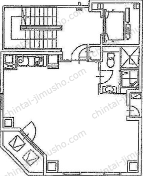 汐留ファーストビル6階の間取図