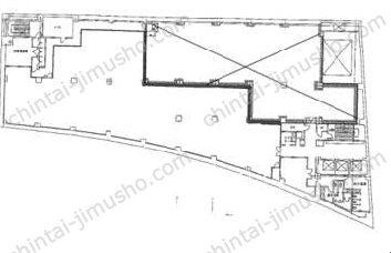 トーシンビルB2階の間取図