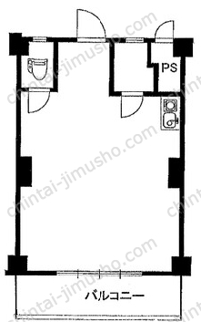 興亜第2マンションの間取図