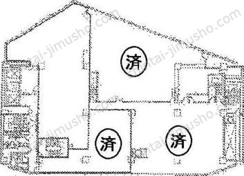 上野広小路会館2階の間取図