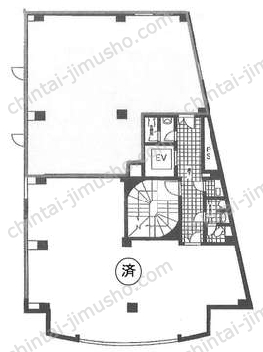 鳳翔ビル／アントレオフィスIFS四ツ谷六番町の間取図