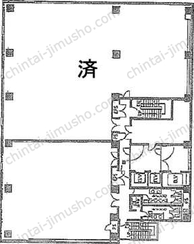 NBF小川町ビルディング7階の間取図
