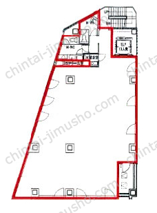 グリーンオーク高輪台10階の間取図
