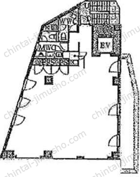 グリーンオーク高輪台11階の間取図