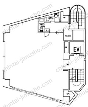 テイケン東京ビル5Fの間取図