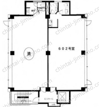 倉島渋谷ビルの間取図