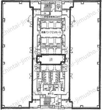 太陽生命品川ビル／ビジネスエアポート品川の間取図