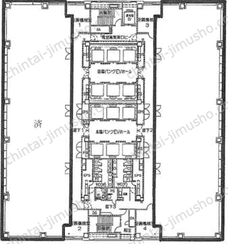 太陽生命品川ビル／ビジネスエアポート品川の間取図