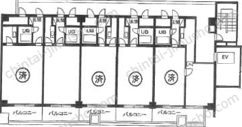 日本橋蛎殻町東急ビルの間取図