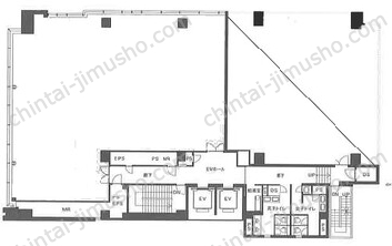 野村不動産西新宿ビルの間取図