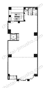 KSビル2階の間取図