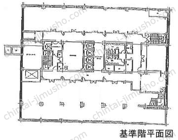 JRE芝二丁目大門ビルB1階の間取図