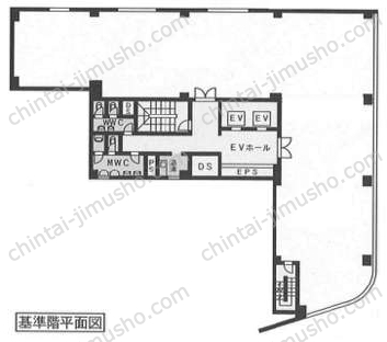 日本橋TSビル9階の間取図
