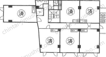 佐伯池袋ビルの間取図