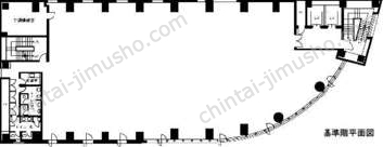 NBF赤坂山王スクエアの間取図