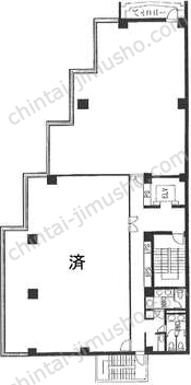 山水ビルの間取図