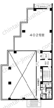 山水ビルの間取図