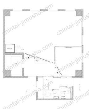 NOVEL WORK Shimbashi9階の間取図