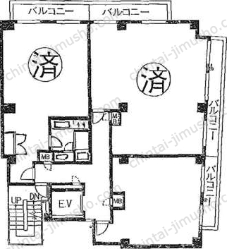 クレール東池袋10階の間取図