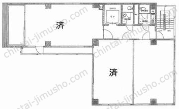 新日本橋長岡ビルの間取図
