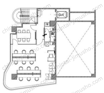 カーニープレイス五反田2階の間取図