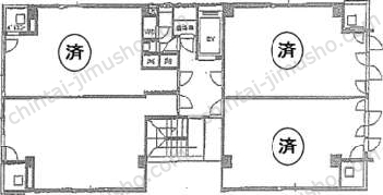 サニービル5階の間取図