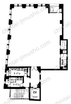 淡路町MHビル3階の間取図