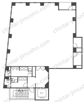 淡路町MHビル4階の間取図