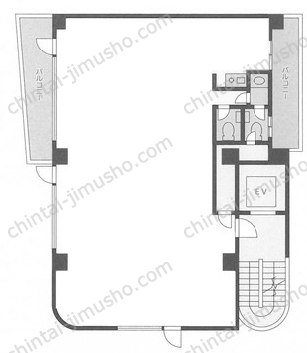 第2弥助ビル4階の間取図