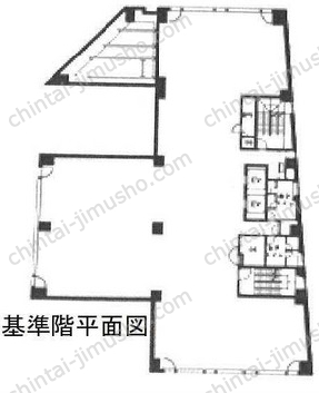 麹町センタープレイス3階の間取図