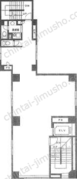 NOVEL WORK Iwamotochoの間取図