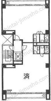 麹町1丁目3番地ビルの間取図