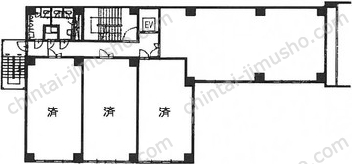 第四文成ビルの間取図