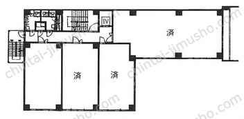 第四文成ビルの間取図