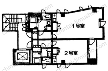 第18シグマビルディング小石川7階の間取図